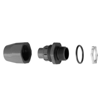 Thomas  Betts Carlon® LT43D-NEW Non-Metallic Straight Liquidtight Conduit Connector, 1/2 in Trade, PVC